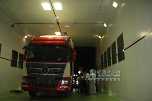 歐曼GTL實(shí)車(chē)風(fēng)洞實(shí)驗完成 福田汽車(chē)空氣動(dòng)力性能開(kāi)發(fā)國內領(lǐng)先