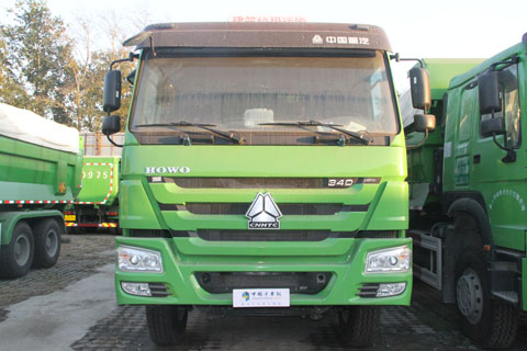 中國重汽 HOWO重卡 340馬力 6X4 國四自卸車(chē)(U型斗新型渣土車(chē))(ZZ3257N3847D1)