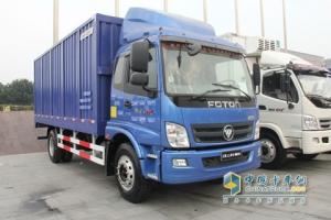 福田奧鈴CTX 168馬力 4×2 國四廂式運輸車(chē)