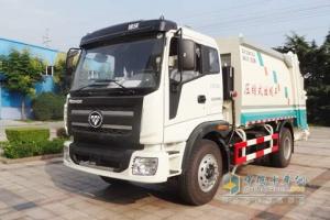 福田瑞沃中馳 8/10 噸壓縮式垃圾車(chē)