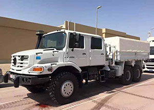 梅賽德斯-奔馳賽托斯6X6應急救援車(chē)助力安普