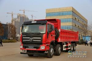 福田瑞沃 RB車(chē)身 310馬力 8X4 7.6米自卸車(chē)