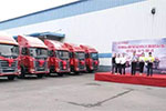 首批江淮格爾發(fā)牽引車(chē)交付沈陽(yáng)中外運長(cháng)航 