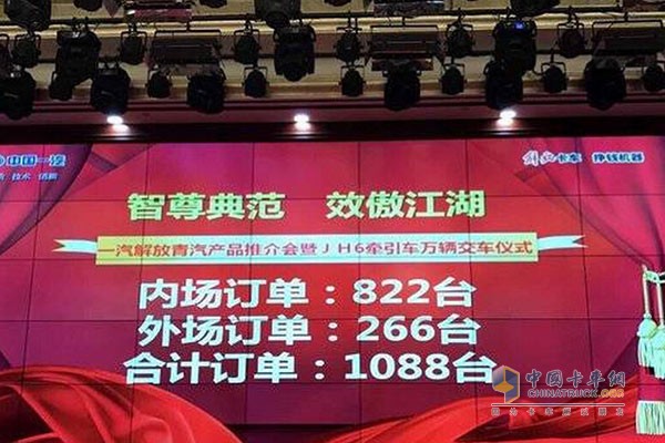 現場(chǎng)斬獲1088臺訂單