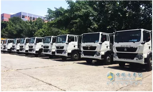 搭載曼技術(shù)發(fā)動(dòng)機的24輛T5G載貨車(chē)