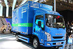 上汽躍進(jìn)攜EC100廂式物流車(chē)亮相成都新能源汽車(chē)峰會(huì )