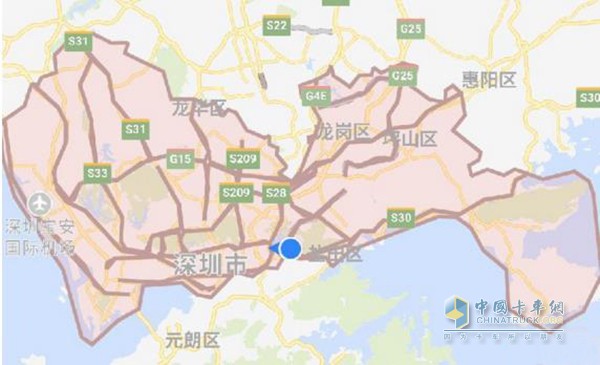 限行區域示意圖