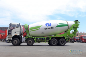 解放 J6P 390馬力 8X4 混凝土攪拌車(chē)(凌宇牌) 