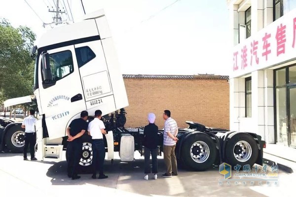 江淮跨越K7?；\輸車(chē)來(lái)寧夏地區做巡展