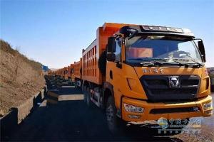 捷報頻傳！ 120臺徐工重卡非公路自卸車(chē)批量發(fā)往山西