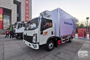 HOWO悍將 4X2 國六170馬力冷藏車(chē)
