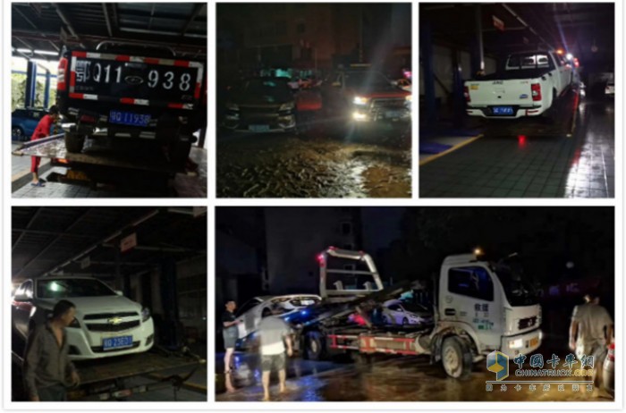 江淮輕卡鄂州永輝服務(wù)站救援現場(chǎng)