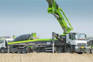 不愧是“小綠軍團” 奔馳底盤(pán)系列泵車(chē)助力雄安新區重點(diǎn)工程建設