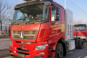 發(fā)力新能源，北奔重汽首臺100KW級氫燃料電池環(huán)衛重卡下線(xiàn)