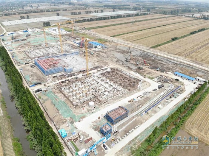 阿里巴巴華東最大云計算數據中心建設工地