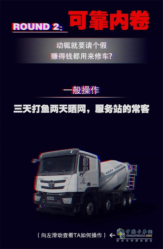 福田戴姆勒  歐曼攪拌車(chē)