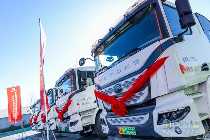 宇通商用車(chē) 純電攪拌車(chē) 批量交付