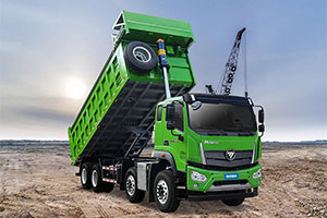 渣土運輸 全能王炸車(chē) 福田瑞沃輕量化8×4工程車(chē)