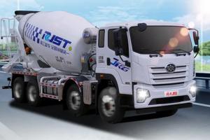 解放卡車(chē)青島JK6橡膠懸掛攪拌車(chē)，極致輕量化匠心之作！