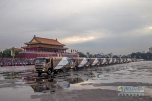 第零方陣！比亞迪純電動(dòng)環(huán)衛車(chē)護航九三閱兵