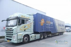 平均油耗29.65升 解放鷹途鄭州-北京大票零擔運輸顯實(shí)力