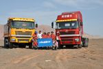 陜汽重卡“挑戰極限之旅”--挑戰極熱吐魯番