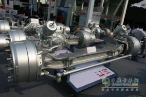 2010北京車(chē)展北奔牽引車(chē)前橋