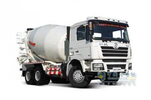 陜汽 德龍重卡 350馬力 6×4 LNG水泥攪拌車(chē) SX5256GJBDR384TL