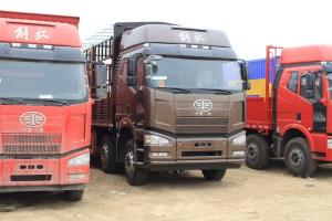 一汽解放 J6P重卡 質(zhì)惠版 350馬力 8X4 9.5米 國五倉柵式載貨車(chē)(CA5310CCYP66K2L7T4E5)