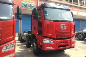 一汽解放 J6M重卡 280馬力 8X4 6.2米 國五自卸車(chē)底盤(pán)(CA3310P63K1LBT4E5)