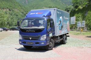福田 奧鈴CTX 156馬力 4.75米 國五排半廂式輕卡載貨車(chē)(BJ5139XXY-F6)