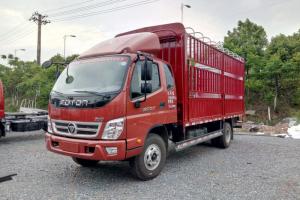 福田 奧鈴CTX 156馬力 5.75米 國五排半倉柵式輕卡載貨車(chē)(BJ5169CCY-FB)