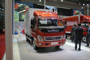福田 奧鈴CTX中卡 170馬力 4X2 6.75米 國五排半廂式載貨車(chē)(BJ5149XXY-F3)