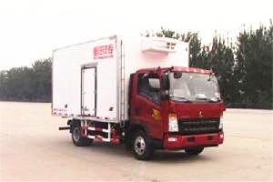 重汽HOWO輕卡 統帥 物流版 141馬力 4X2 4米 國五 冷藏車(chē)(ZZ5047XLCF341CE145)