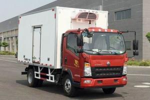 重汽HOWO輕卡 統帥 154馬力 4X2 4.1米 國五 冷藏車(chē)(重汽10檔)(ZZ5047XLCF341CE145)