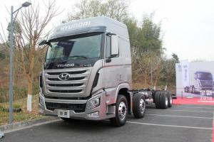 現代商用車(chē) 創(chuàng  )虎XCIENT重卡 輕量化 440馬力 8X4 國五 載貨車(chē)底盤(pán)(CHM1310KPQ80V)