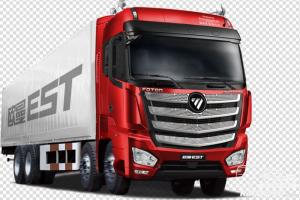 福田 歐曼EST 6系重卡 輕量化 360馬力  國五8X4 9.5米廂式載貨車(chē)(BJ5319XXY-AA)