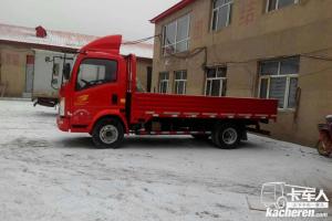 中國重汽HOWO 悍將 重載版 170馬力 4.8米 4X2 國五排半欄板載貨車(chē)(ZZ1087G381CE183)