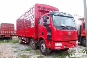 一汽解放 J6P重卡 輕量化版 310馬力 8X4 9.5米 國四倉柵式載貨車(chē)(CA5310CCYP66K2L7T4E4)