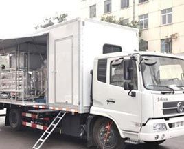 東風(fēng)商用車(chē)推出國內首款救災水凈化應急多功能車(chē)